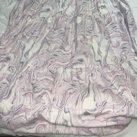 Buddy Love Reese Maxi Dress Size Large Pink Quartz Swirl Print Tie-Shoulder NWT - Picture 14 of 14